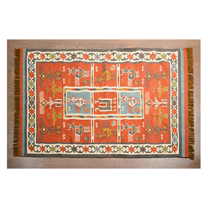 Juego de alfombras naturales tejidas a mano de hilo PET personalizadas, las alfombras más buscadas para sala de estar - Product Image 1