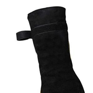 Gants en cuir de chèvre multicolores avec doublure en coton Résistant à la chaleur et au feu Anti-vibration Anti-coupure Travaux de soudage de construction - Product Image 6