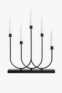 Bougeoir artistique avec revêtement en poudre noire et plusieurs tailles personnalisées de finition pour la décoration de la maison et d'occasion - Product Image 6