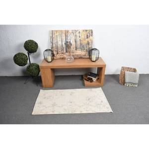 Alfombra de lana turca Beige Vintage de 2,2x4,1 pies, hecha a mano, clásica, área grande, Patchwork, rectángulo abstracto, látex para pasillo, alfombra para habitación - Product Image 3