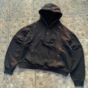 Sweat à capuche en polaire d'hiver pour homme avec logo personnalisé brodé anti-rides de haute qualité, 100% coton, matière douce, séchage rapide - Product Image 4