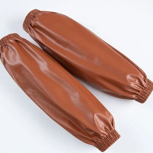 Soft Leather Oversleeve Waterproof Arm Sleeve Kitchen Cleaning Arms Covers Anti-dirty Work <strong>Condom</strong> Washing Sleeve