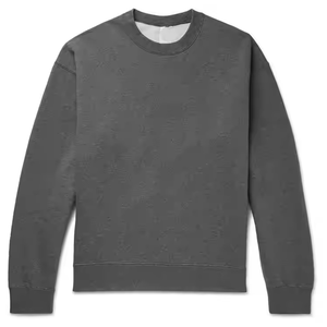 Sweat-shirt en molleton à manches longues pour homme, polyester/coton, couleur unie, thermique, respirant, décontracté, automne, logo personnalisé, numérique - Product Image 2