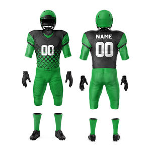 Conjunto de Jersey y pantalón de fútbol americano hecho a medida, kit de uniformes de fútbol americano hecho en poliéster 100% de alta calidad - Product Image 2