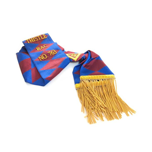 Faja de principios de Arco Real escocés personalizada de alta calidad, faja de Regalia masónica bordada personalizada para uniforme - Product Image 1