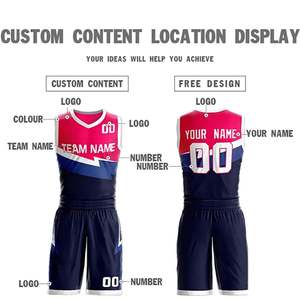 Conjuntos de uniformes de baloncesto sublimados personalizados Características transpirables y de talla grande para pedidos grandes y equipos - Product Image 3