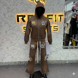 Tendance Mode Qualité supérieure Fait demande du client Prix bas Survêtement à fermeture éclair pour hommes Style unique Nouveau design Survêtements pour hommes - Product Image 1