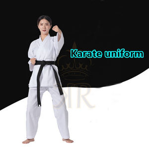 Combinaison de karaté Gi confortable unisexe approuvée par la WKF pour la compétition ou l'entraînement pour adultes - Product Image 2