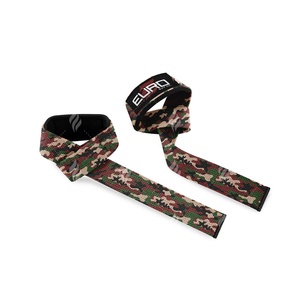 Adjustable Durable Camouflage Weightlifting Straps Strong Cotton Web Grip Wrist Support Custom Logo for Heavy Lifts Training - Product Image 5