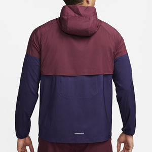 <b>Men's</b> Stylish Bomber <b>Jacket</b> <b>Light</b> Weight Polyester Windbreaker with Zipper and <b>Waterproof</b> Hood High Quality for Winter - Product Image 3