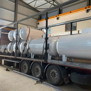 Durabilidad 1000 galones Tanque de almacenamiento de gas propano horizontal Bomba de acero al carbono usada para plantas de fabricación Granja Planta de gas - Product Image 1