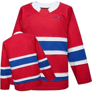 Jersey personalizado de práctica de hockey sobre hielo, venta al por mayor, patrón de logotipo personalizado, camiseta de hockey sobre hielo, ropa personalizada de hockey sobre hielo - Product Image 1