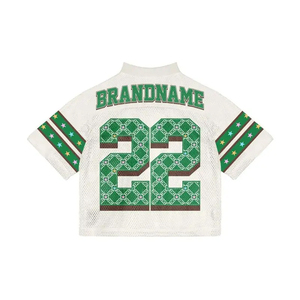 เสื้อเจอร์ซีย์ตาข่ายบาสเก็ตบอลและบาสเก็ตบอลสไตล์วินเทจคลาสสิกคุณภาพสูงสำหรับผู้ชายเสื้อผ้าอเมริกันฟุตบอล - Product Image 6