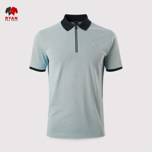 Chemises polo personnalisées Ryan Pro Gear pour hommes avec logo personnalisé, tissu respirant, design ODM - Product Image 6