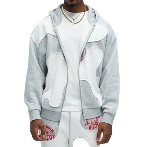 Sudadera con Capucha de Algodón de Alta Calidad con Diseño Personalizado de 420 Gramos, Estilo Urbano con Diseño Geométrico de Telaraña - Product Image 1