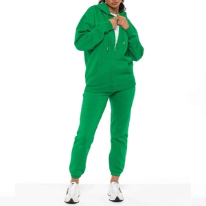 Chándal Deportivo para Mujer, Fabricación Profesional, Ligero, de Algodón y Felpa, con Cierre, Ajuste Casual, Moda de Invierno - Product Image 6