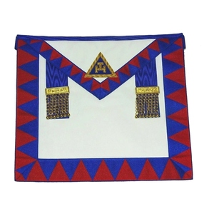 Delantal Masónico Personalizado de Piel de Oveja Bordado a Mano para Logias - Product Image 1