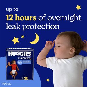 Pañales Huggies Overnites Talla 5 para la Noche (más de 27 lbs), 50 Unidades, Embalaje Puede Variar - Product Image 3