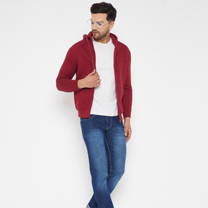 Sudadera con Capucha y Cremallera para Hombre, 100% Algodón, con Logotipo Personalizado, de Alta Calidad, Transpirable, Diseño Único, para Invierno - Product Image 5