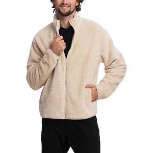 OEM personalizado al por mayor abrigo de invierno Casual hombres chaqueta de lana cuello alto grueso chaquetas de lana chaqueta de invierno - Product Image 6