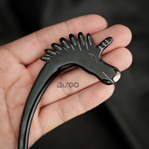 Premium Vietnam, venta al por mayor, Natural cuerno de búfalo, Caballito de mar, accesorios de moda para mujer para peinar el cabello - Product Image 4