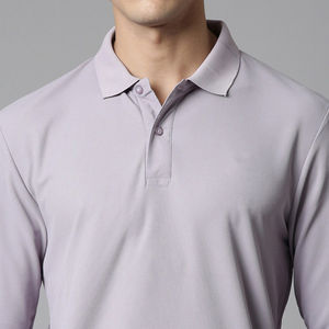 Nouveau design de polo de golf à manches courtes en polyester spandex de sport polos respirants personnalisés pour hommes de grande taille à vendre - Product Image 3