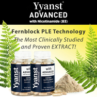 Capsules de Nicotinamide et Vitamine B3 de haute qualité et d'extrait de Polypodium Leucotomos améliorent l'état de la peau et offrent un soutien antioxydant.