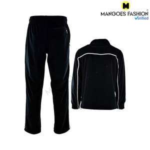 Ensemble de survêtement décontracté en velours délavé respirant pour homme, avec sweat à fermeture éclair et pantalon de survêtement doux et luxueux, poches ajustables - Product Image 5