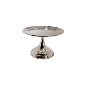 Support à gâteau rond brillant en laiton, très vendu, pour les fêtes d'anniversaire, utilisation de la vaisselle - Product Image 1