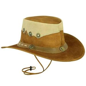 Classic Brown Cowboy <b>Hat</b> With Wide Brim And Adjustable Inner <b>Band</b> For Outdoor Use Spring Summer Casual Style Adult Unisex - Product Image 3