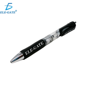 Penna Gel Retrattile Blu con Logo Personalizzato, Punta Media, Materiale Plastico, Larghezza di Scrittura 0.7mm, Bicolore (Rosso e Bianco) per Promozioni - Product Image 1