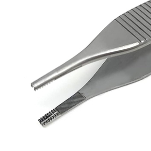 Pinces à tissus Adson en acier inoxydable, instruments chirurgicaux manuels réutilisables pour la chirurgie générale, certifiées CE Classe I ISO13485 - Product Image 6
