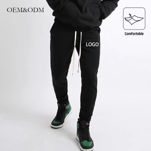 Custom 2025 Mid Waist Jogger Pants Solid Tapered Gym Track Pantalones de chándal Oversize Unisex Pantalones - Product Image 5