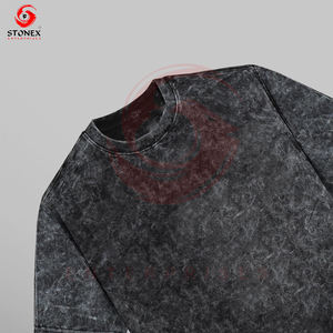 Fabricant de t-shirt surdimensionné vintage en coton lavé à l'acide pour hommes impression personnalisée - Product Image 4