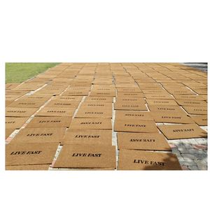 Modern Novelty Pattern Coir <b>Door</b> <b>Mat</b> Non Slip <b>Rubber</b> <b>Backed</b> Reversible Stain Resistant Digital Printed Design India - Product Image 2