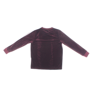 Camiseta <span class=keywords><strong>Adidas</strong></span> Originals de manga larga de terciopelo para mujer, tejidos y camisetas, color: granate, 100% auténtica - Product Image 3