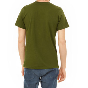 T-shirt personnalisé à col rond Bella + Canvas personnalisable Vente en gros Olive douce T-shirt personnalisé pour hommes Parfait pour l'impression - Product Image 4