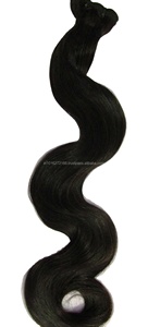 Extensions de cheveux indiens Remy Ruban ondulé droit brut aligné sur les cuticules dans le style de vague naturelle du vendeur de Chennai - Product Image 3
