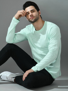 Camiseta de Manga Larga de Punto 100% Algodón para Hombre y Mujer - Cómoda, Informal, Transpirable, de Secado Rápido con Servicio OEM - Product Image 4