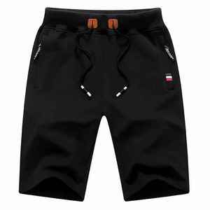 Pantalones cortos informales de malla de verano con patrón sólido para entrenamiento atlético, pantalones cortos de malla con cintura elástica para Fitness, estilo informal bordado - Product Image 6