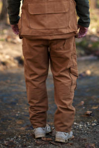 Pantalon d'extérieur en tissu de coton de haute qualité, poche cargo, utilisation saisonnière, kaki beige marron - Product Image 5