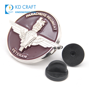 Pin de metal personalizado para sombrero, broche de esmalte suave, insignias de pin de solapa para el Día de los veteran, venta al por mayor - Product Image 3