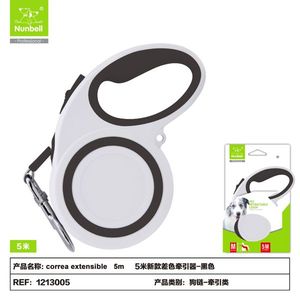 Laisse rétractable pour chien bicolore, accessoire pour animaux de compagnie de qualité supérieure - Product Image 1