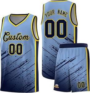 Maillot de basket-ball de sublimation personnalisé au meilleur prix ensemble d'uniformes d'équipe de quantité minimale de commande basse vêtements de basket-ball uniformes de basket-ball grande taille bas quantité minimale de commande - Product Image 6