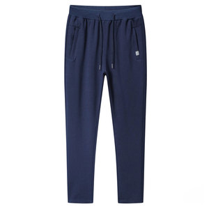 Pantalones Deportivos de Algodón para Hombre, Primavera-Verano, con Bolsillos con Cremallera, para Ropa Deportiva Informal, en Negro, Azul y Gris - Product Image 2