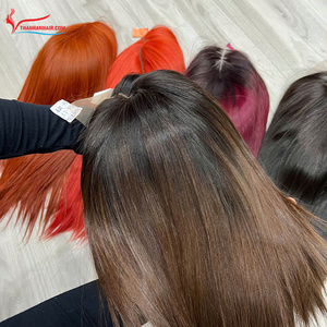 วิกผมยาวตรงกระดูกมนุษย์100% เวียดนามดิบธรรมชาติมีในสต็อก - Product Image 3