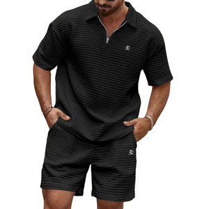 Men's Spring and Summer Sports Suit Youth Outdoor Breathable <b>Short</b> Sleeve <b>Shorts</b> with Trends Clothing - Product Image 5