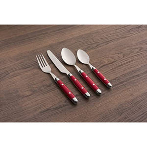 ชุดเครื่องใช้บนโต๊ะอาหารสแตนเลส4ชิ้นมีด้ามจับกระดูกที่หรูหราเหมาะสำหรับรับประทานอาหารร้านอาหารงานแต่งงานใช้ช้อนส้อม - Product Image 5