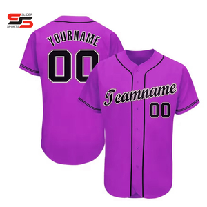 Chemise de style uniforme de baseball à broderie personnalisée vente en gros de maillots de baseball vierges à prix abordables vêtements de sport nouveaux maillots imprimés de baseball - Product Image 6