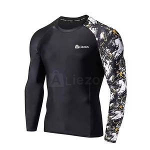 Camisas de compresión de hombre de precio barato de alta calidad camisas de compresión de hombre ligeras de camuflaje - Product Image 2